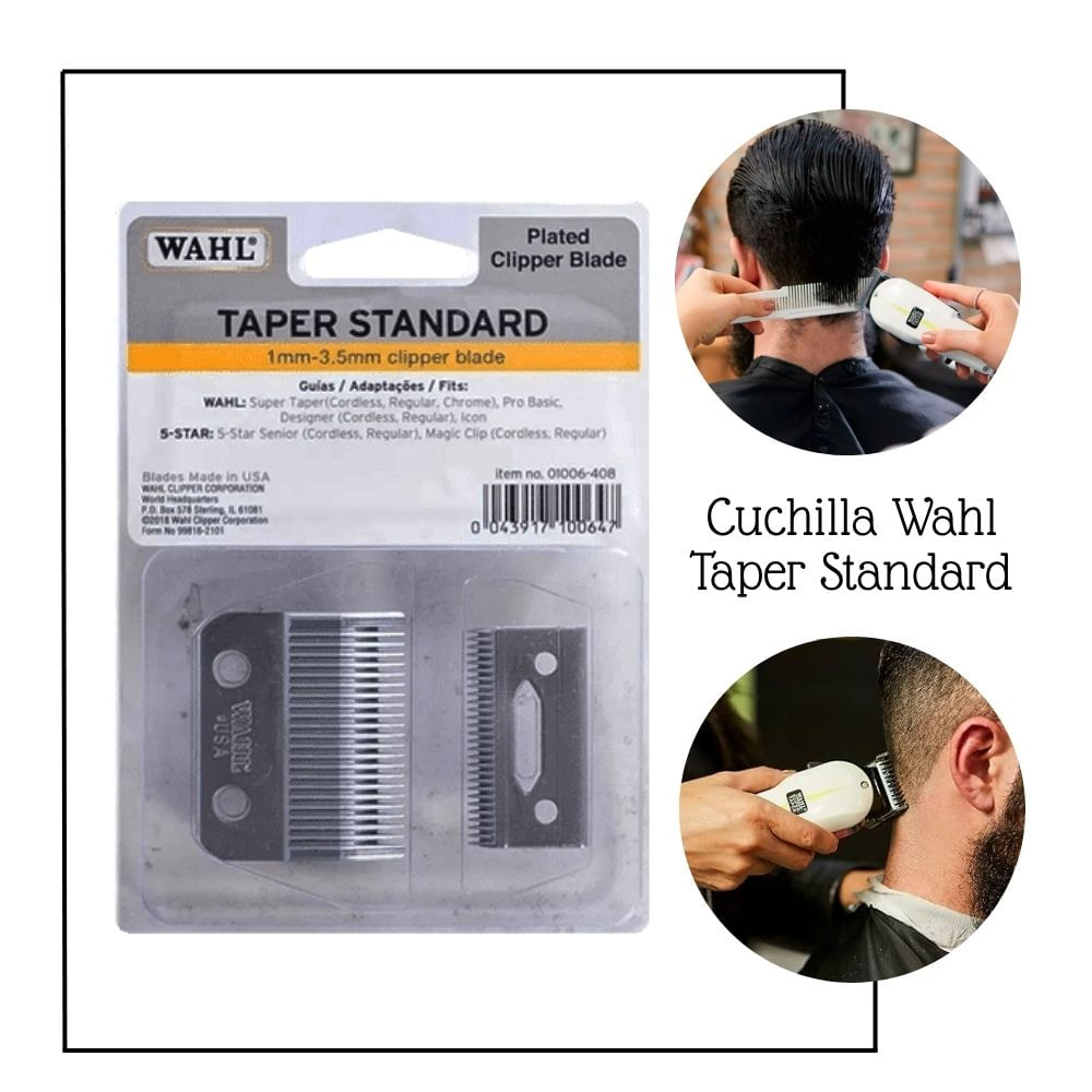 Cuchilla de Repuesto Wahl 1 mm-3.5 mm Taper Standard.