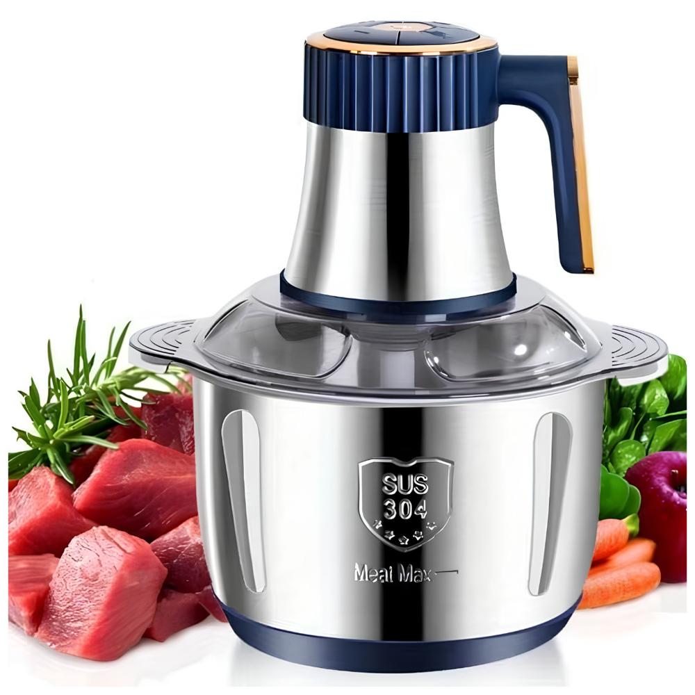 Picador Eléctrico de 3 Litros 300W para Verduras Carne y Más