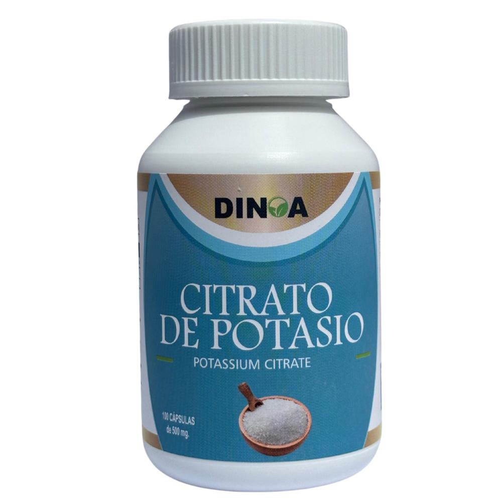 Citrato de  Potasio Dinoa Capsulas 100 - Apoyo  Electrolítico