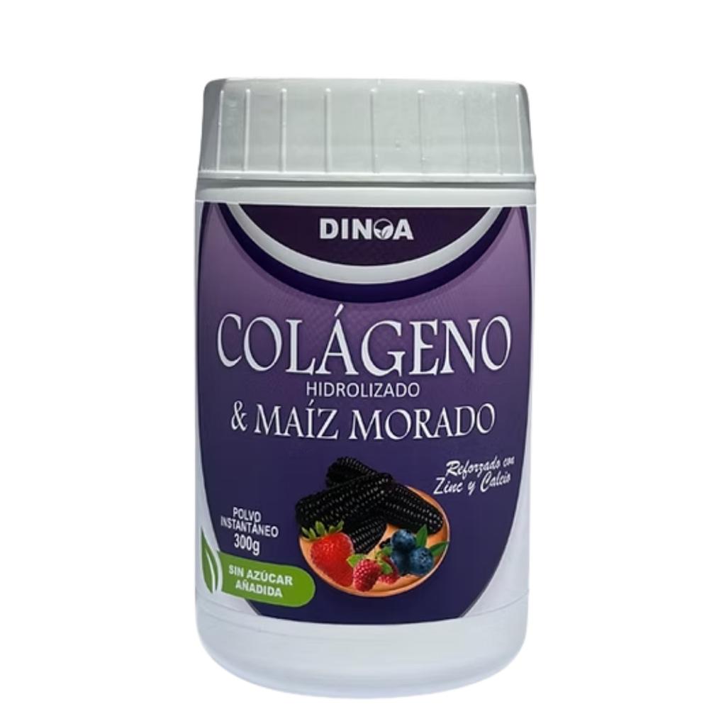 Colágeno Hidrolizado y Maíz Morado Dinoa Polvo 300g - Antioxidante y Regenerador