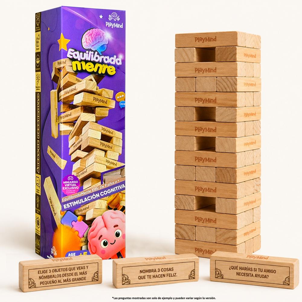 Equilibradamente Estimulación Cognitiva 9 a más - Playmind - Jenga