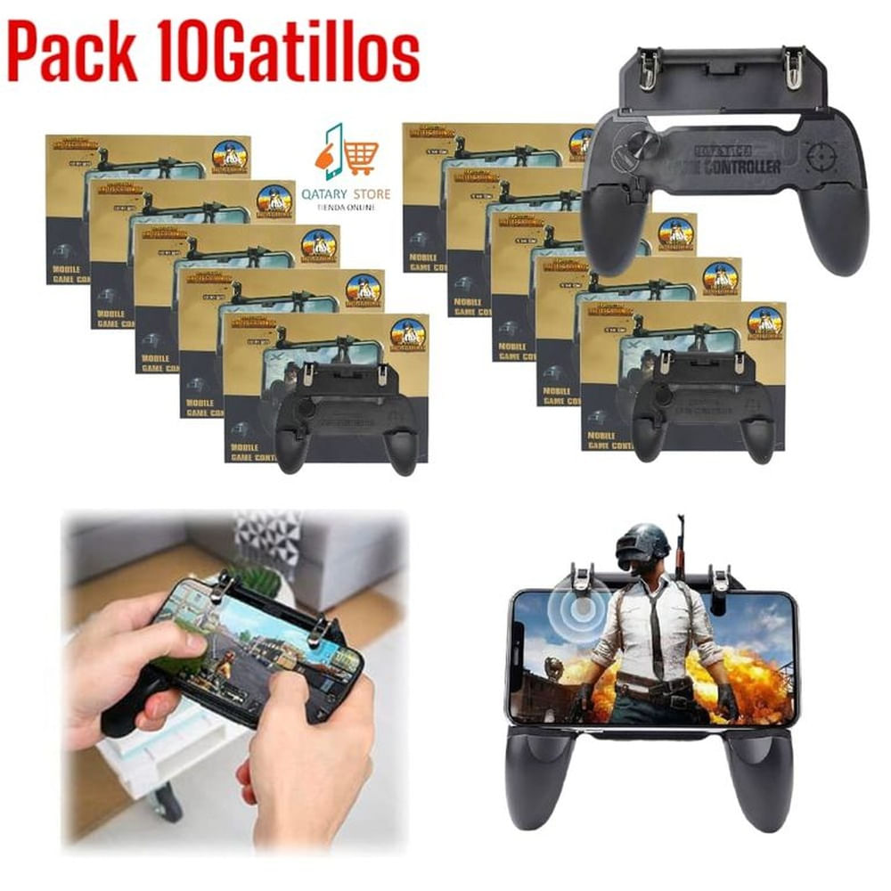 PACK 10Mandos Gatillos Fuego Gamepad Grip L1 R1 Pubg Fornite Free Fire