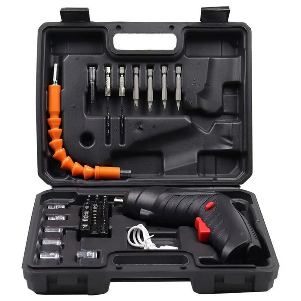 ATORNILLADOR INALAMBRICO 4.2V CON LUZ LED  LITHIUM CARGA C