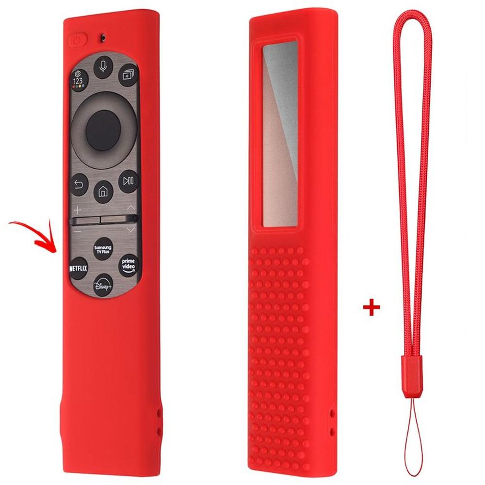 Funda de silicona Control Samsung One Remote 2022 Solar - ROJO