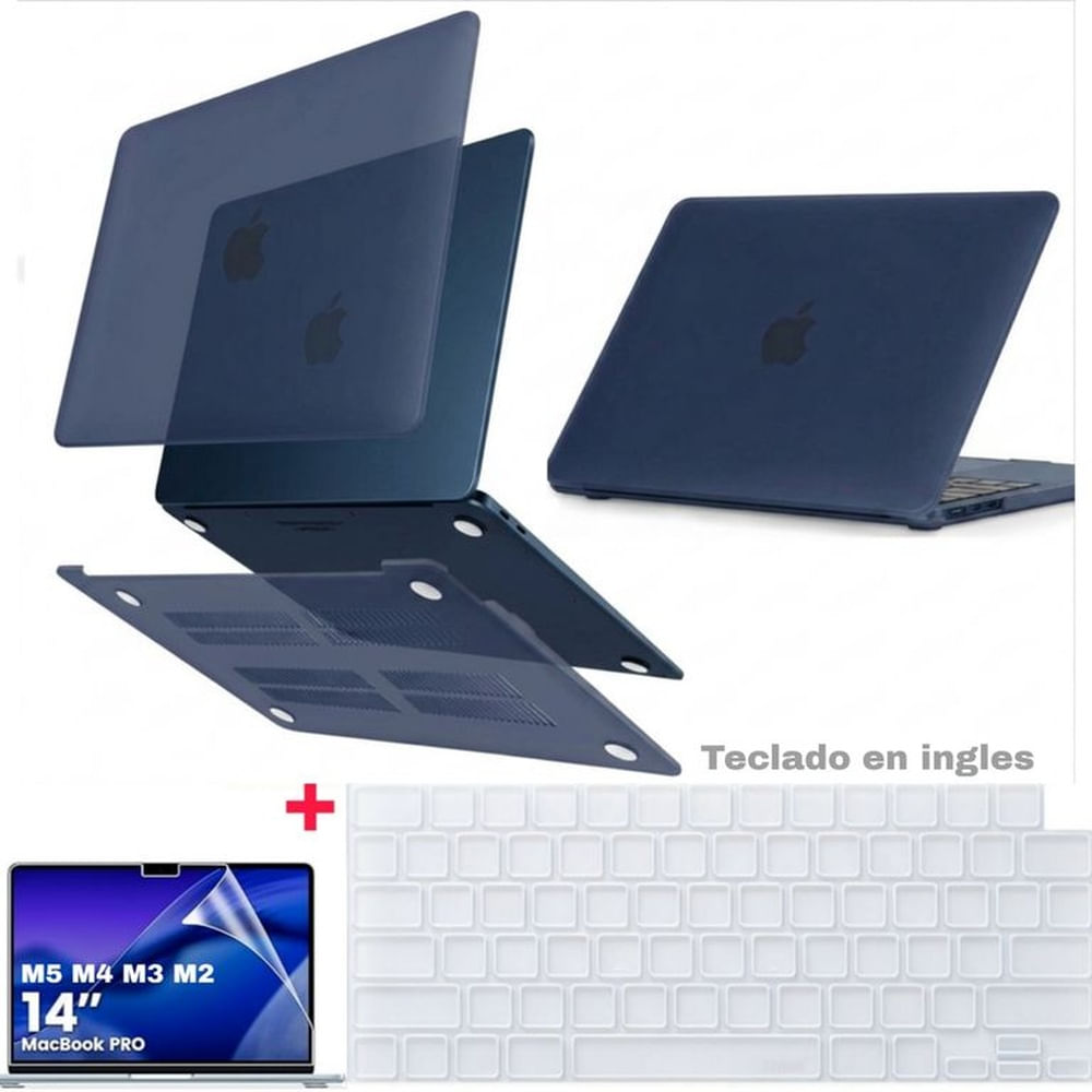 case  mica  cobertor teclado MacBook Pro 14 M5 M4 M3 M2 Teclado Ing