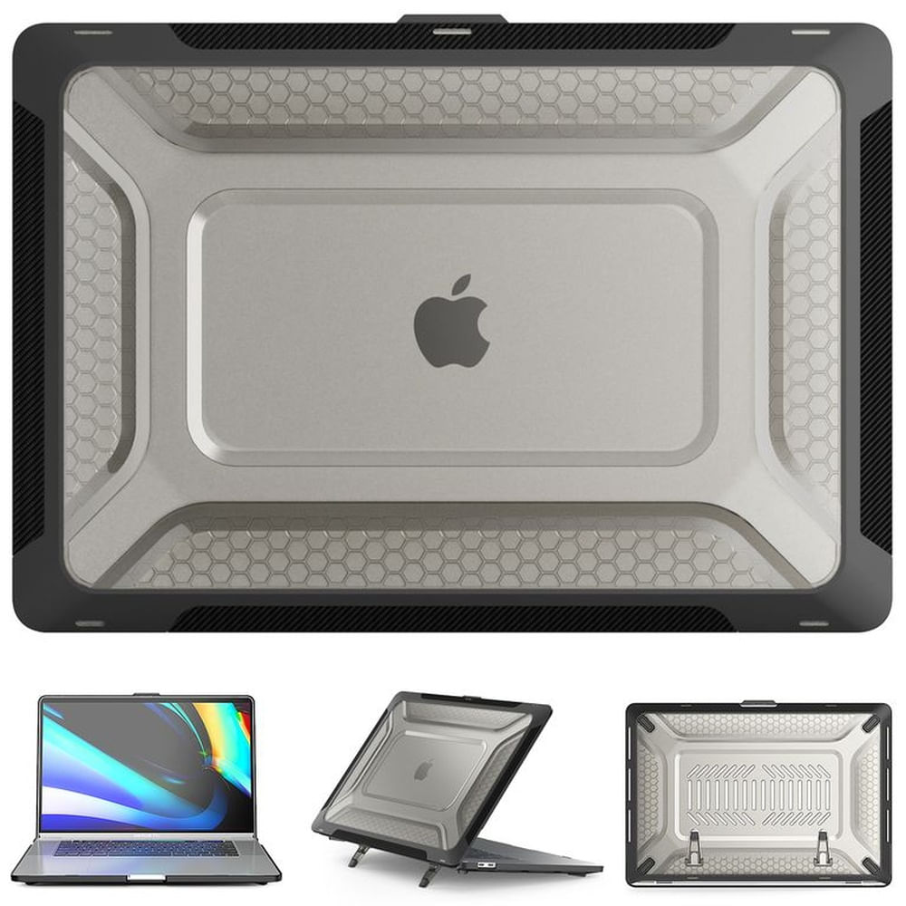 Case Funda Protector MacBook Air 13 A2337 A2179 A1932 con Soporte