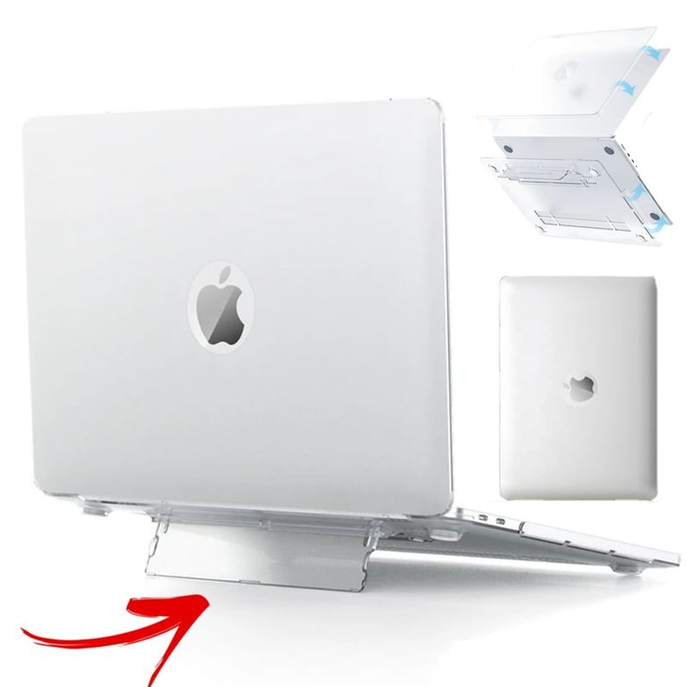 Case MacBook Air 13.6 A3449 A3240 A3113 Con Soporte Plegable