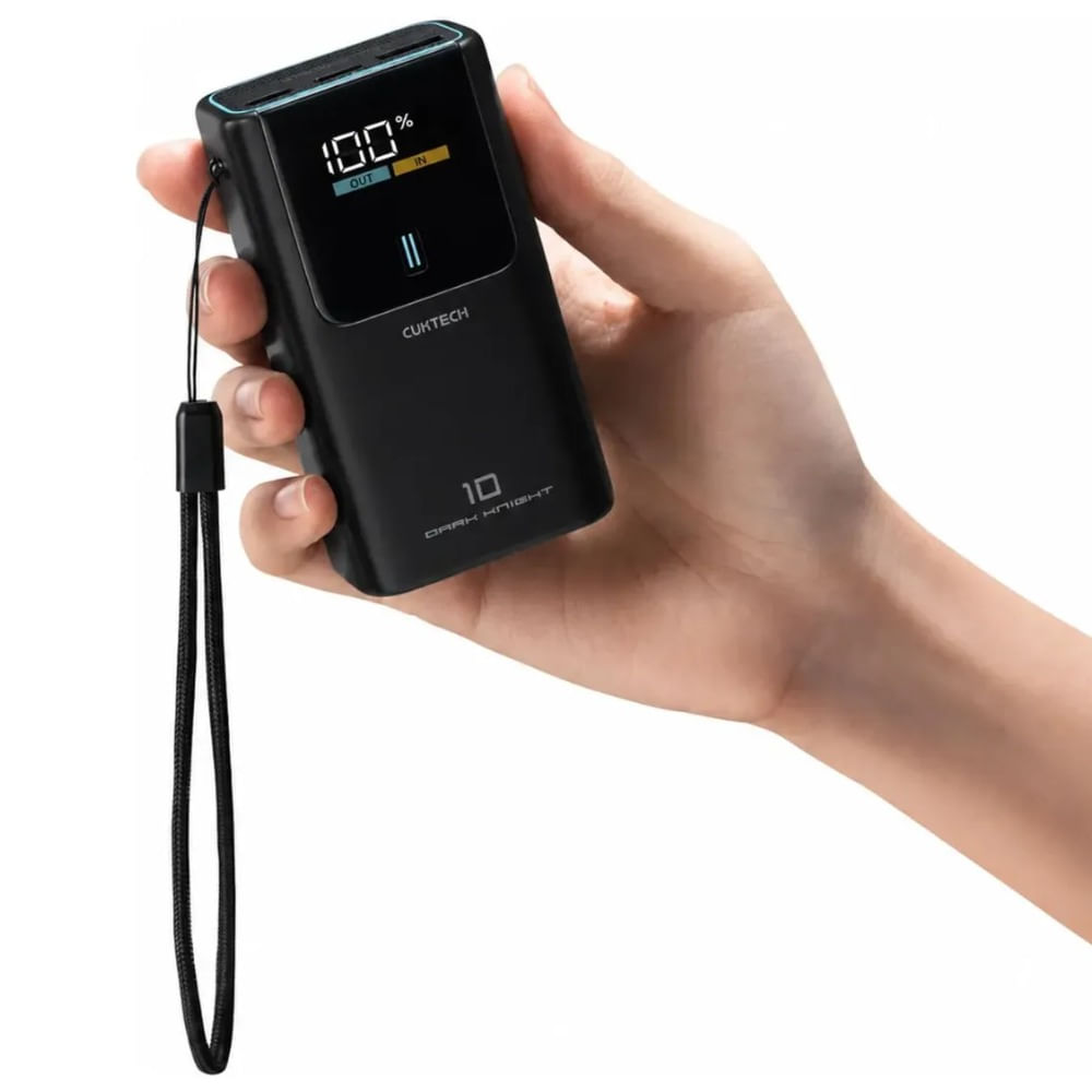 Power Bank Cuktech 10000mah 55w Carga Rápida Usb-c
