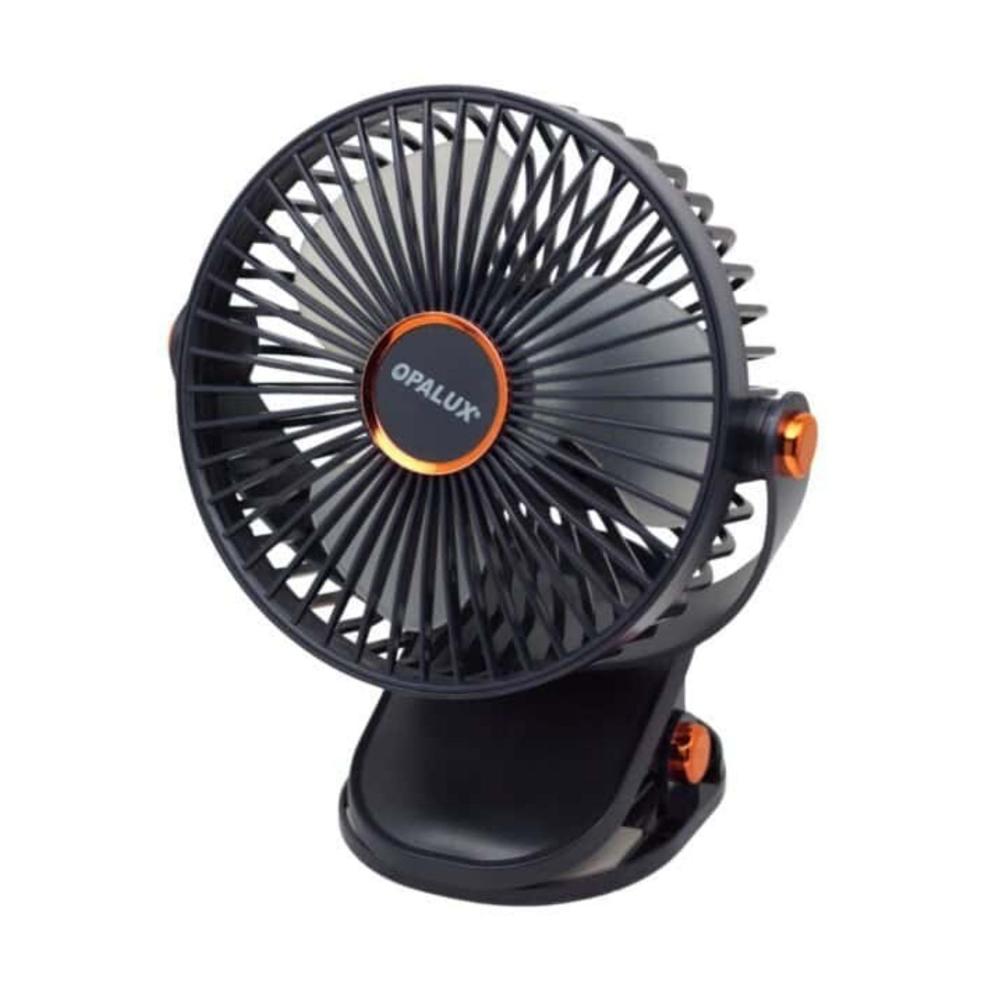 Ventilador Recargable Clip-On  OPALUX OP-CF60-AZ 5 Velocidad