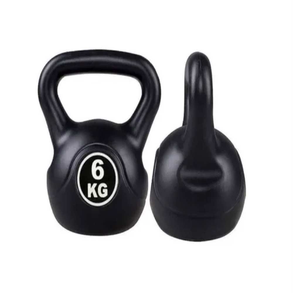 Pesa Rusa 6KG Kettlebell Negro Premium