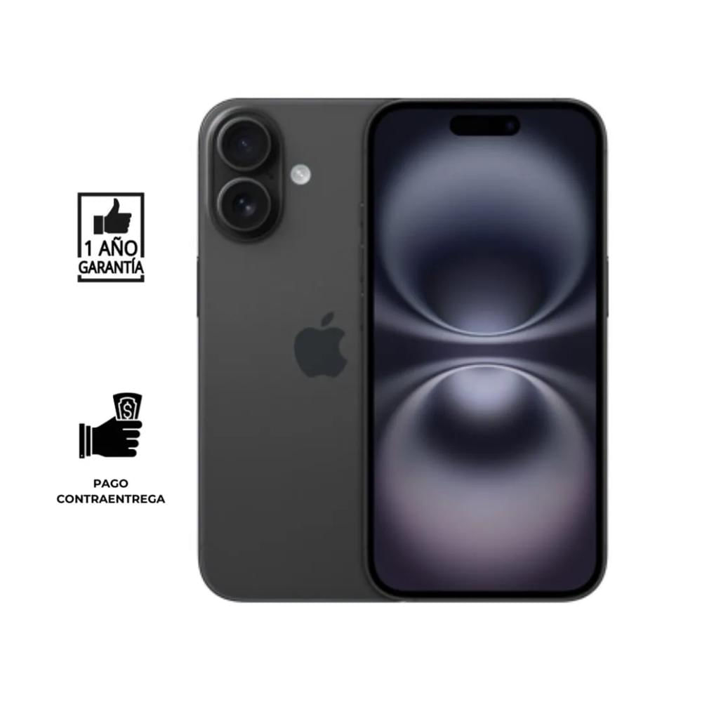 REACONDICIONADO iPhone 16 128gb I Grado B I color Negro