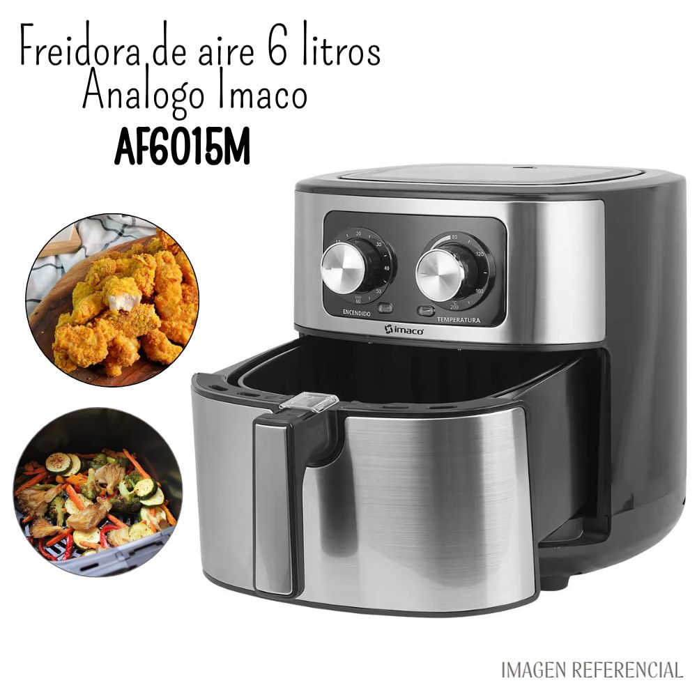 FREIDORA DE AIRE IMACO  DE 6LITROS ANALOGA - AF6015M