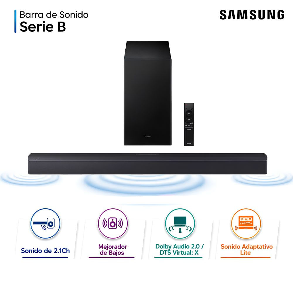 SOUNDBAR SAMSUNG SERIE B 2.1 CH. B450F