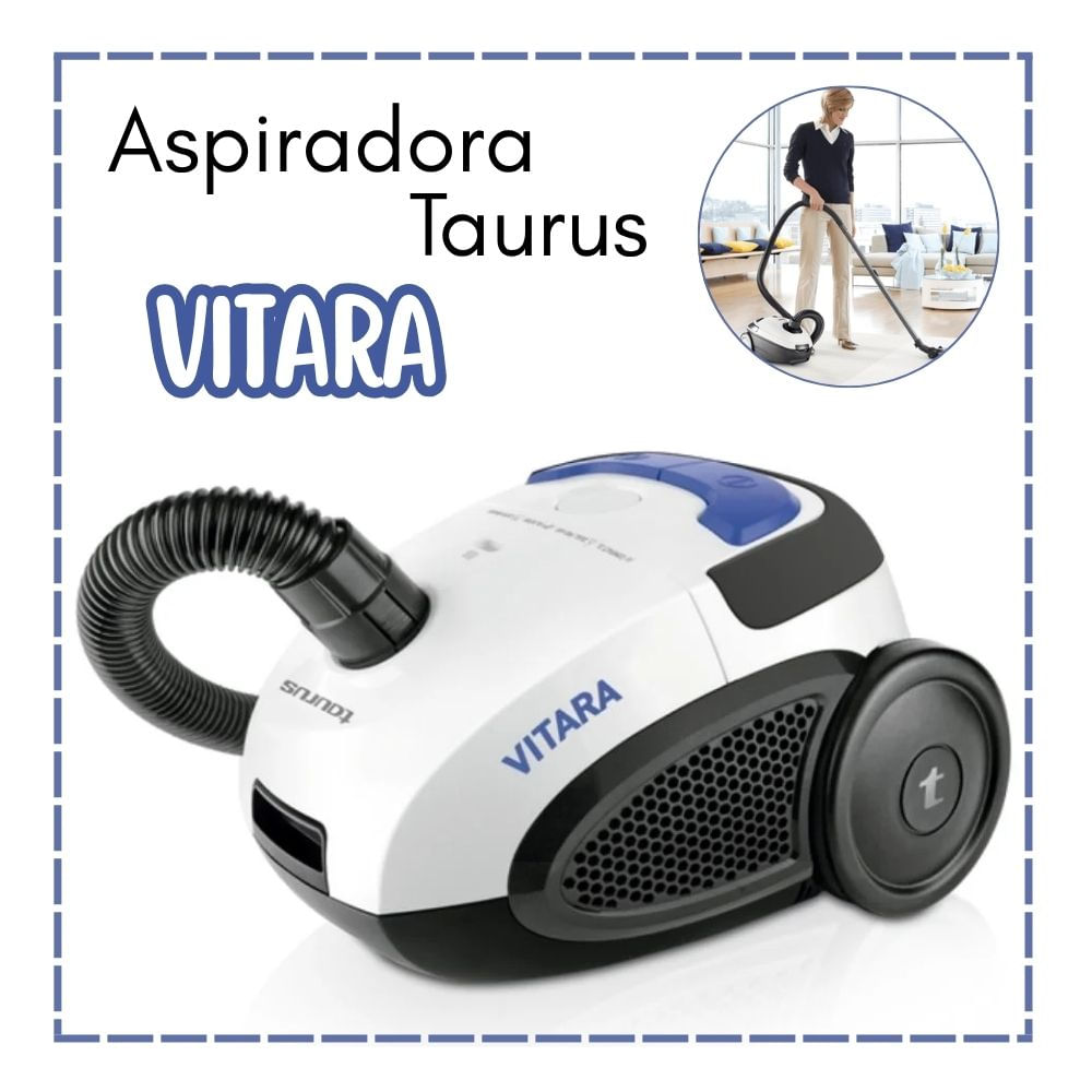 Aspiradora Taurus Vitara 1400 watts.