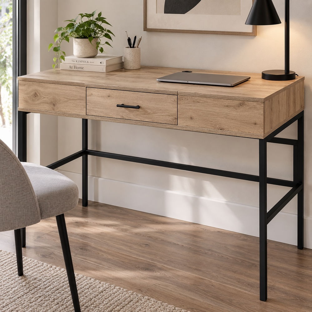 Escritorio Industrial Renatta Ventitas Home Duna