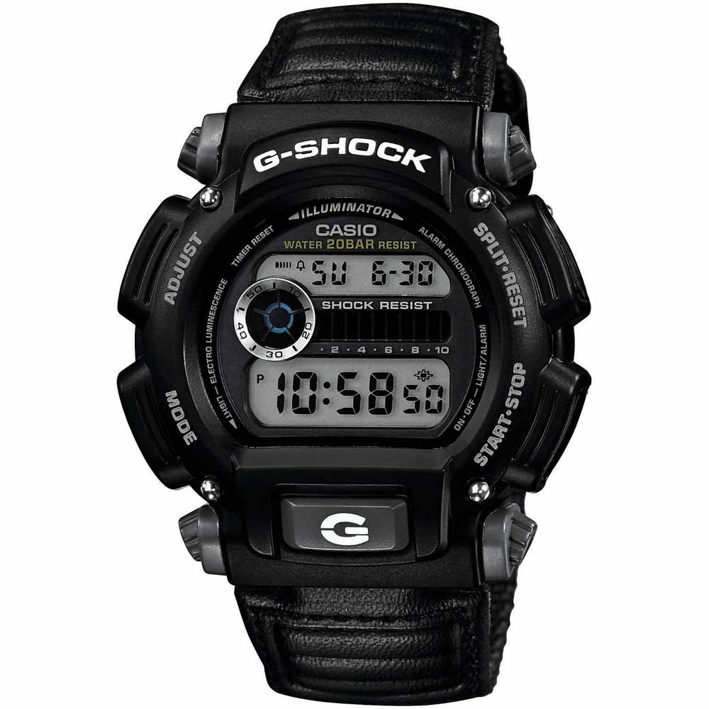 Reloj Casio G-Shock DW9052V-1 Digital Resina Correa de Nylon Negro