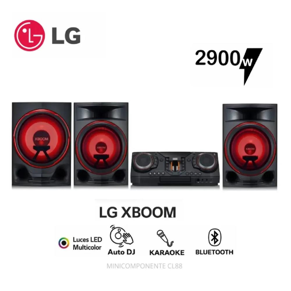 Minicomponente LG XBOOM CL88 2900W Bluetooth Karaoke Party Link