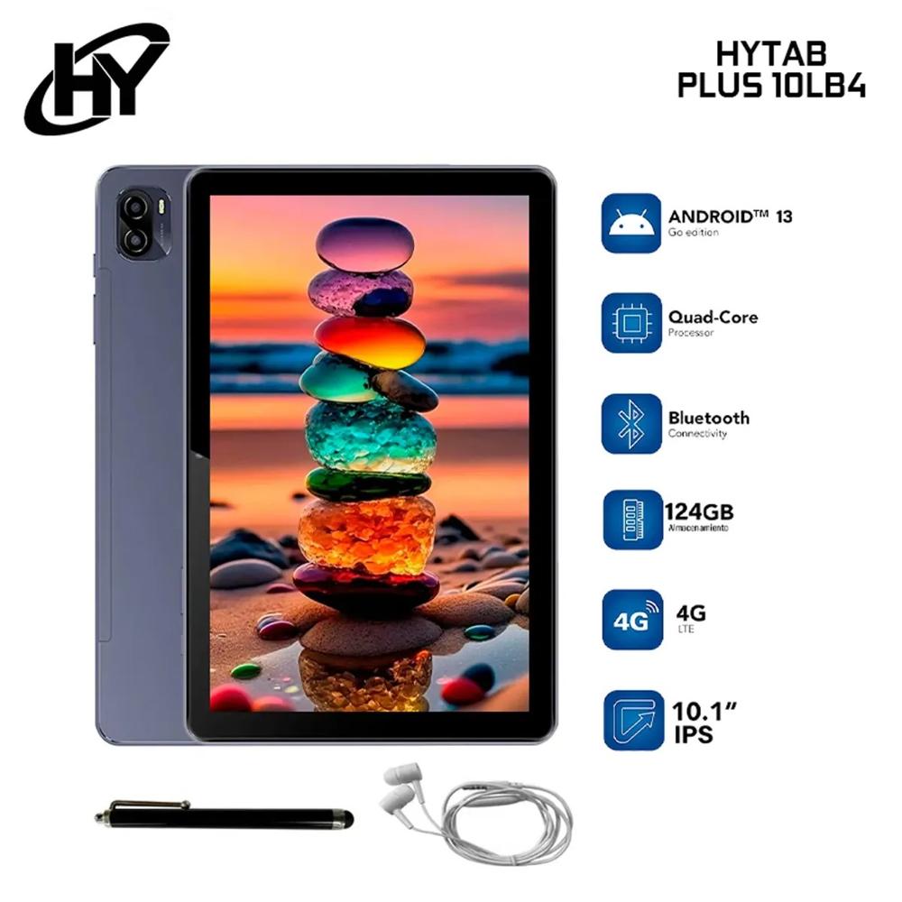 Tablet Hyundai HyTab Plus 10LB4 4G 4GB RAM 128GB ROM Pantalla 10.1 HD IPS