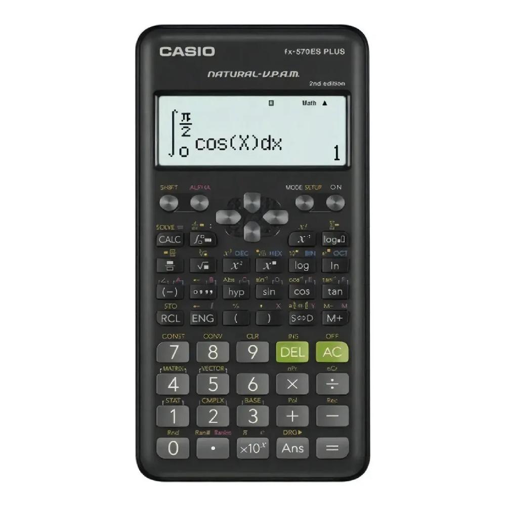 Calculadora Científica Casio FX-570LA Plus 2da Edición Negro