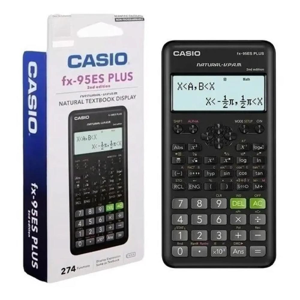Calculadora Científica Digital Casio FX-95ES Plus-2 Negro