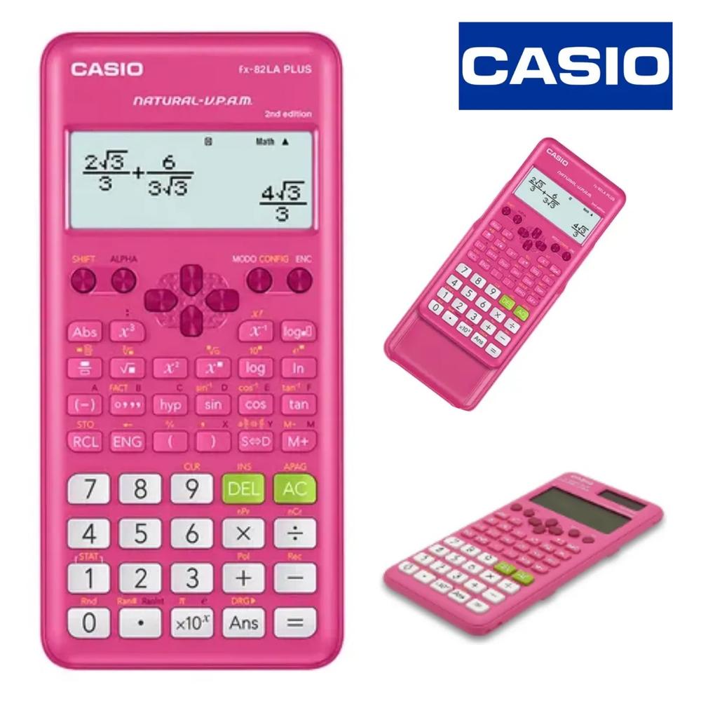 Calculadora Científica Casio FX-82LA PLUS-2 PK - Rosado
