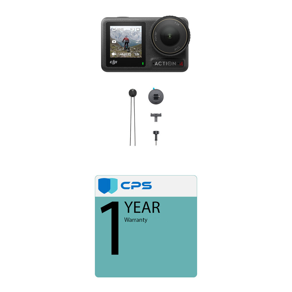 DJI Osmo Action 4 Cámara Combo Estándar con Kit de Tether para Surf - SKU 6665