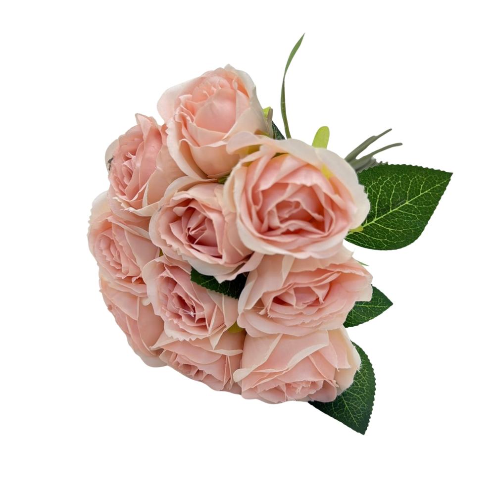 Bouquet Artificial De 10 Peonias Rosadas XS260022-2 FLORIPASTORE