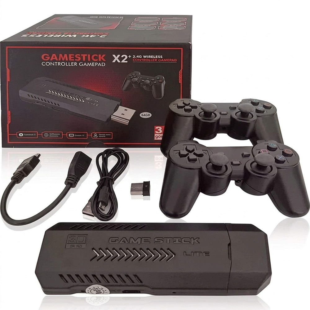 Consola De Videojuegos Gamestick X2 Pro 50000 Juegos 2Mandos Inalambricos