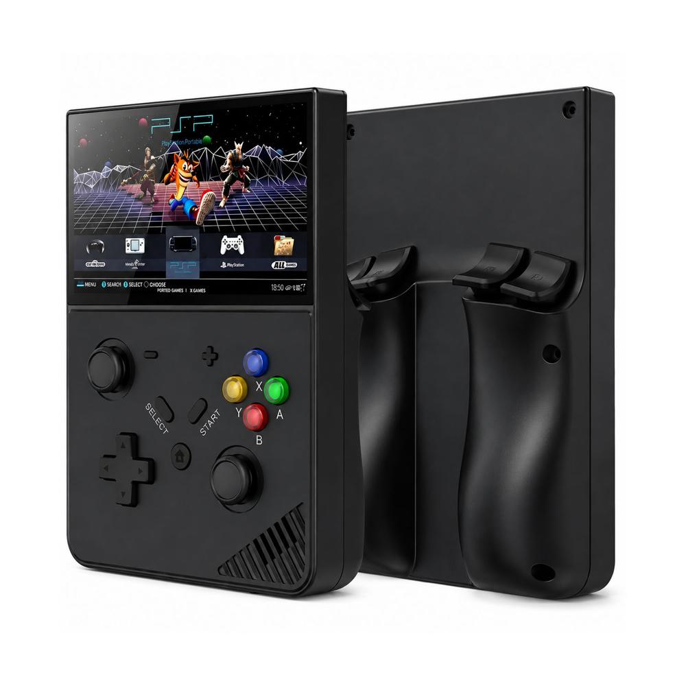 Mini Consola Retro M18 Negro 64GB Pantalla IPS