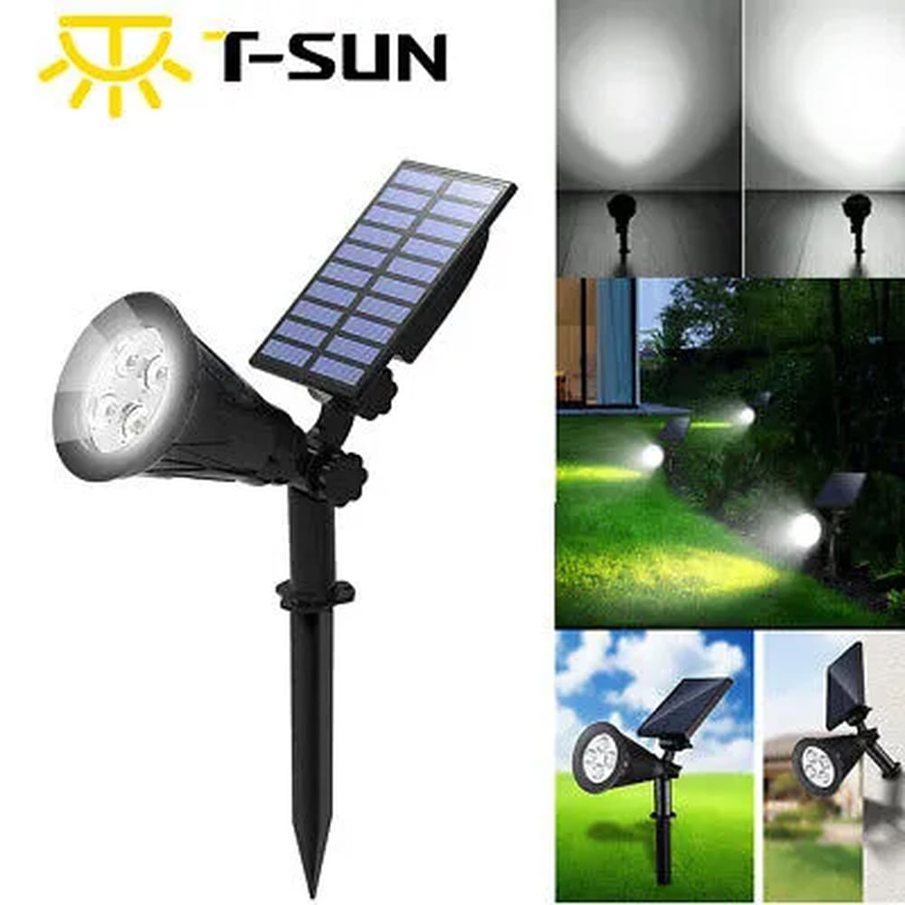 Estaca Solar LED Lampara Jardín Iluminación Decoración Exterior