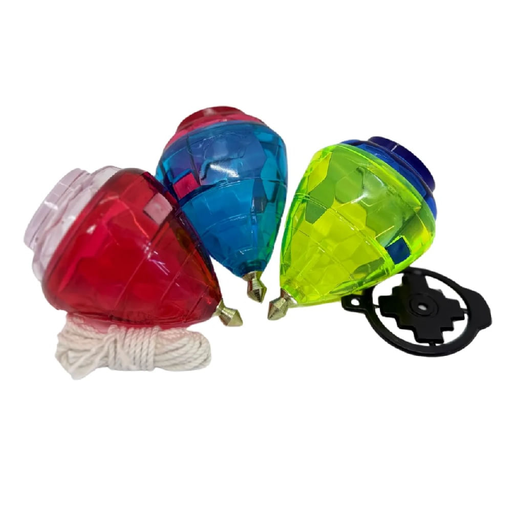 DIA DEL NIÑO - Kit Set de3 Trompos Galaxy Multicolor