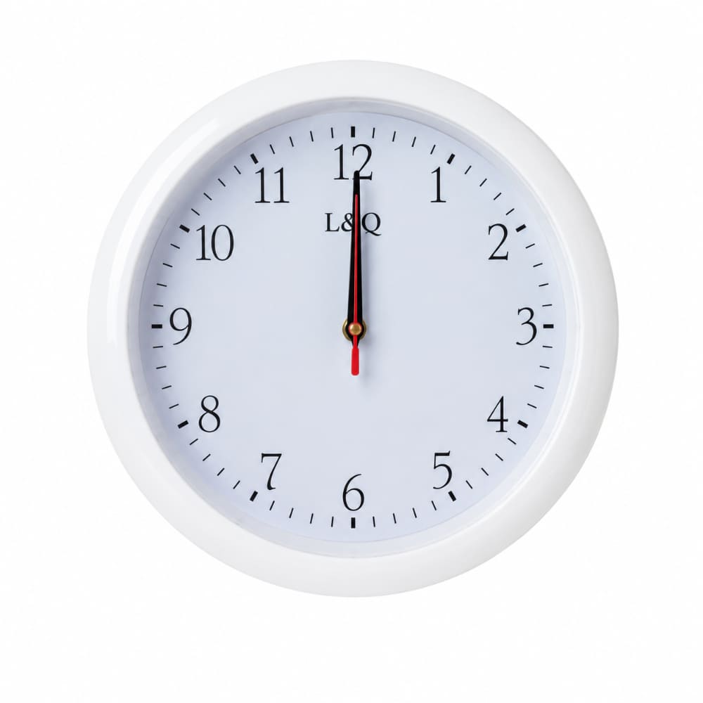 Reloj de Pared 25CM Análogo Moderno Adorno Hogar para Dormitorio Oficina AD1178
