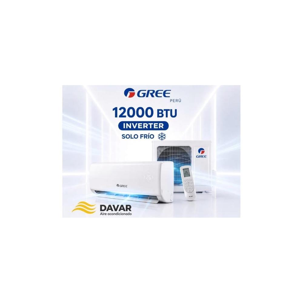 Aire Acondicionado Mini Split Inverter 12000 Btu Solo Frio Blanco
