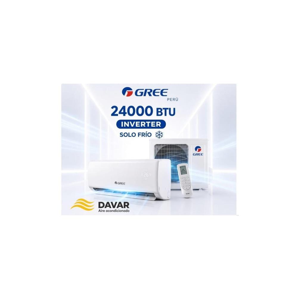 Aire Acondicionado Mini Split Inverter 24000 Btu Solo Frio Blanco