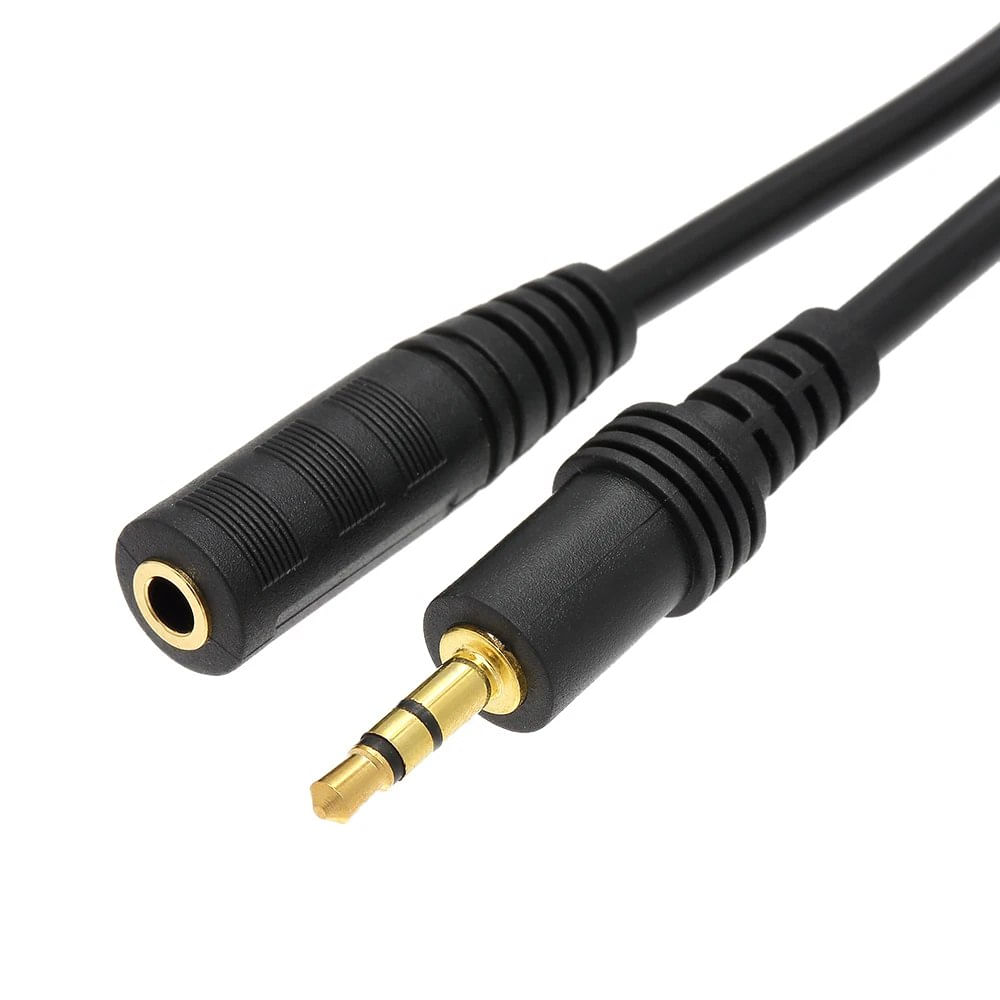 Cable Extension Audifonos Jack 3.5mm Macho a Jack 3.5mm Hemb
