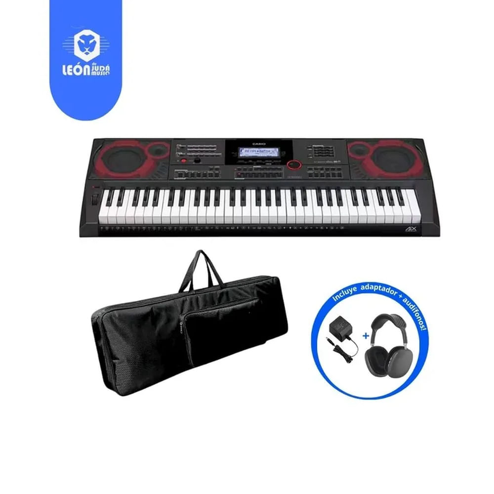 TECLADO PIANO CT-X5000 y FUNDA - ADAPTADOR ORIGINAL - AUDIFONOS