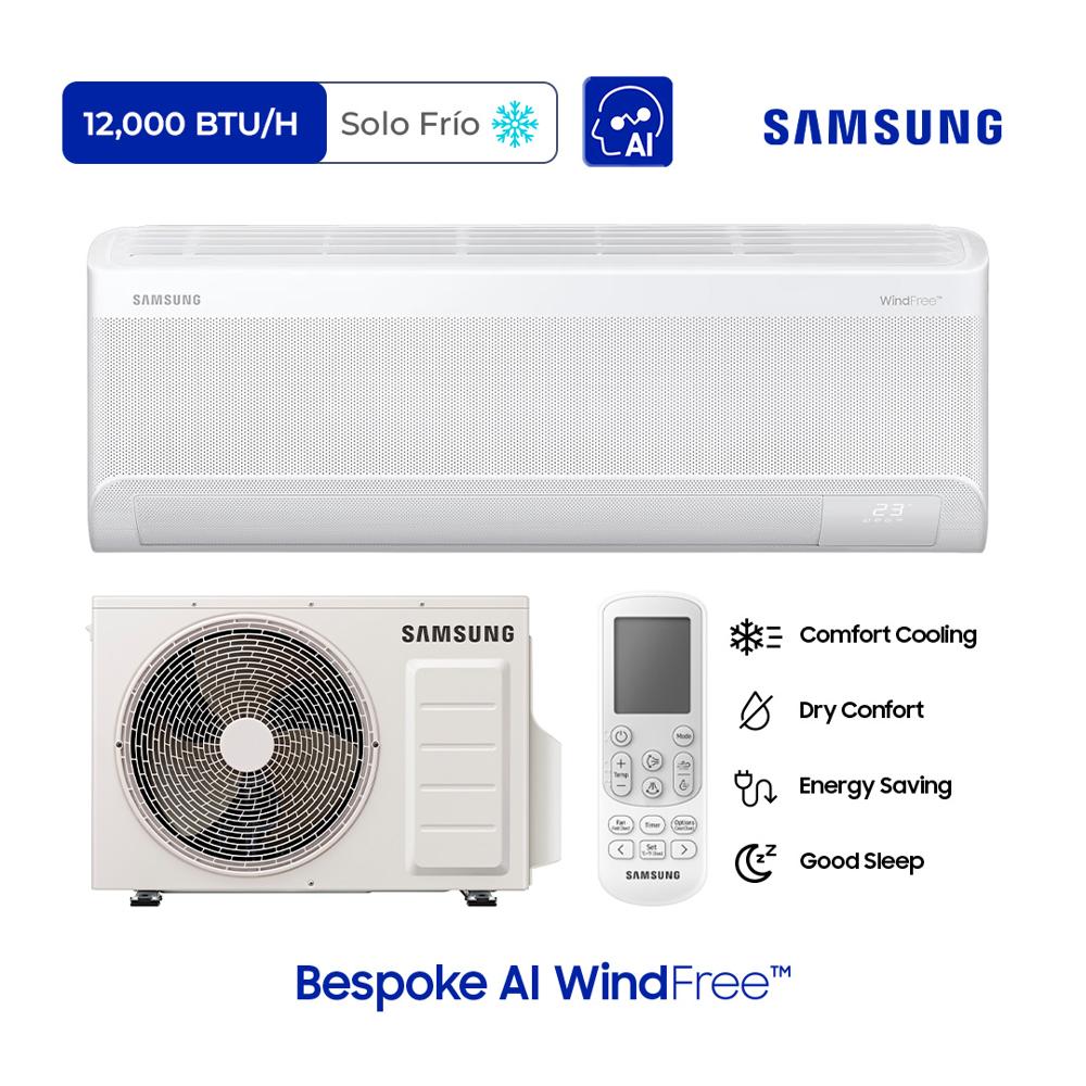 12000 BTU Bespoke AI WindFree Wall-mount Refrigerante R32  FRÍO SOLO