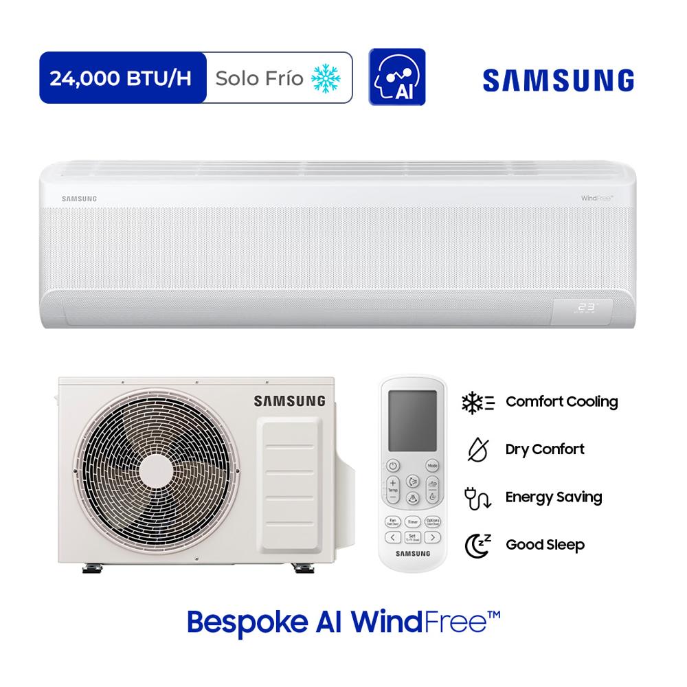 24000 BTU Bespoke AI WindFree Wall-mount Refrigerante R32  FRÍO SOLO