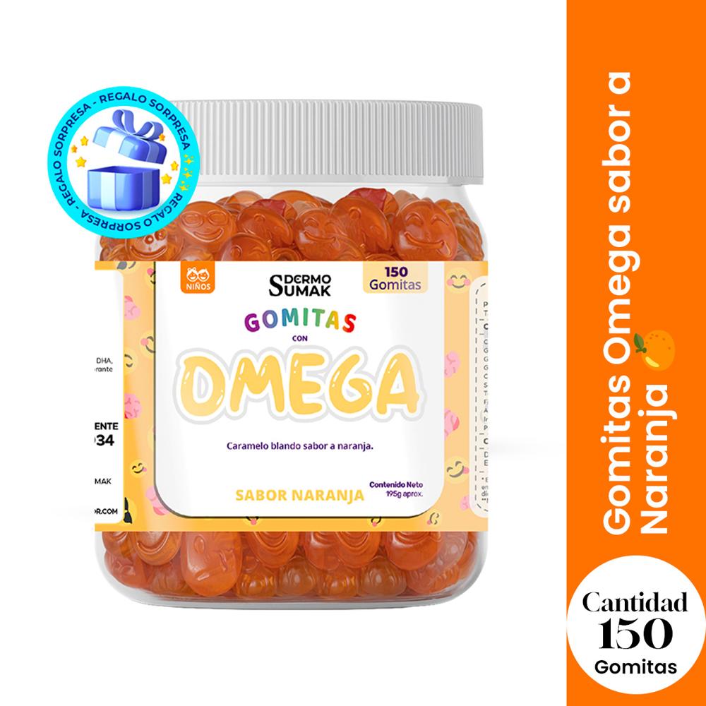 Gomitas Omega Niños 150 Gomitas Dermo Sumak Mas Re