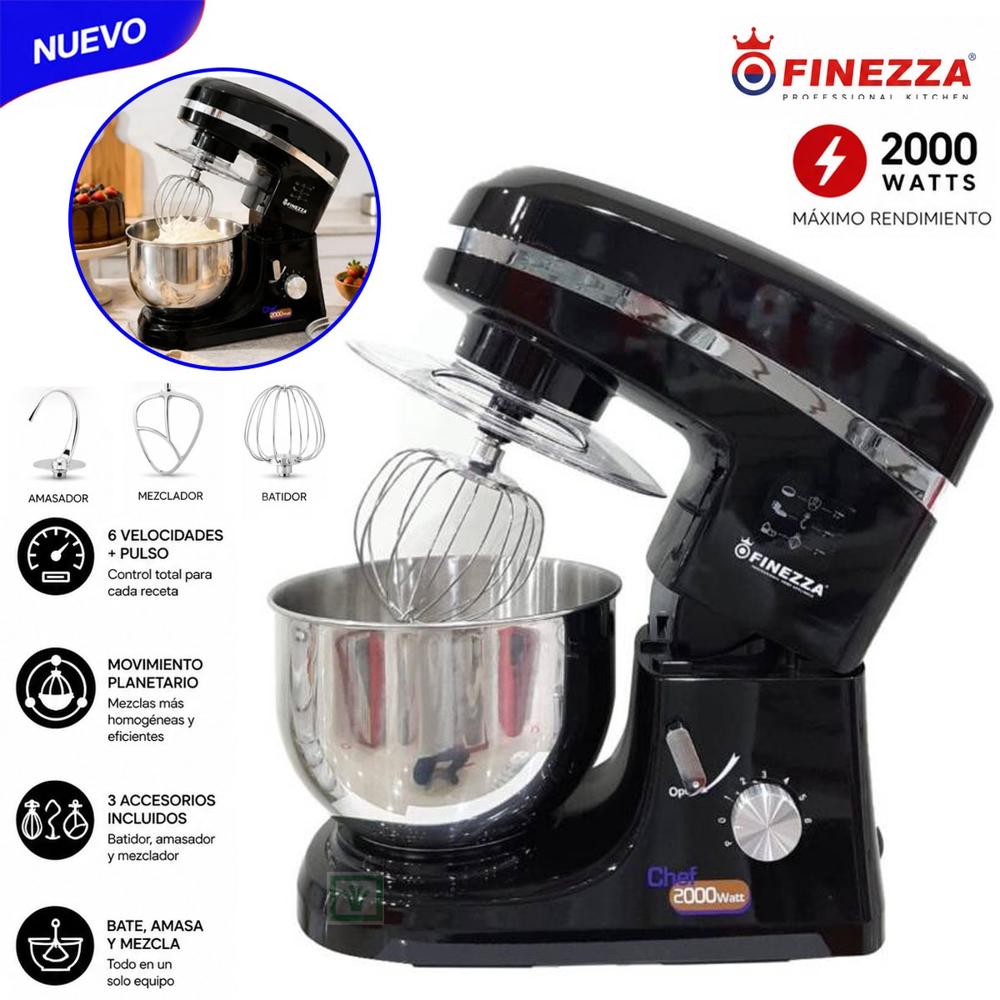 Batidora Orbital 2000W FZ-6818B Negro