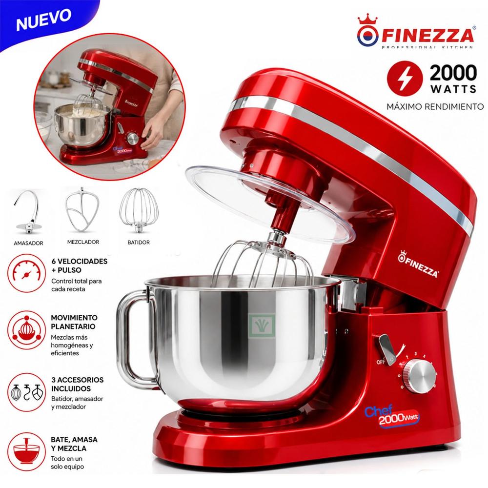 Batidora Planetaria 2000 Watts FZ-6818B