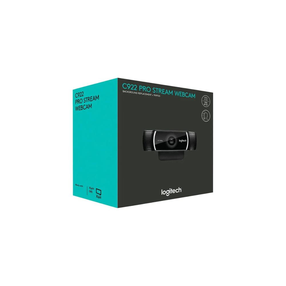 CAMARA LOGITECH C922 PRO STREAM FHD 1080P BLACK 960-001087