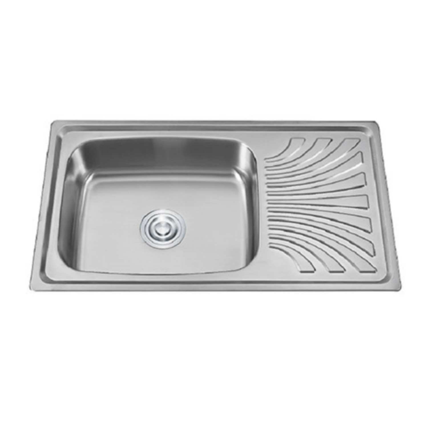 Lavadero de Cocina con escurridero XM 90 cm x 50 cm  Acero I