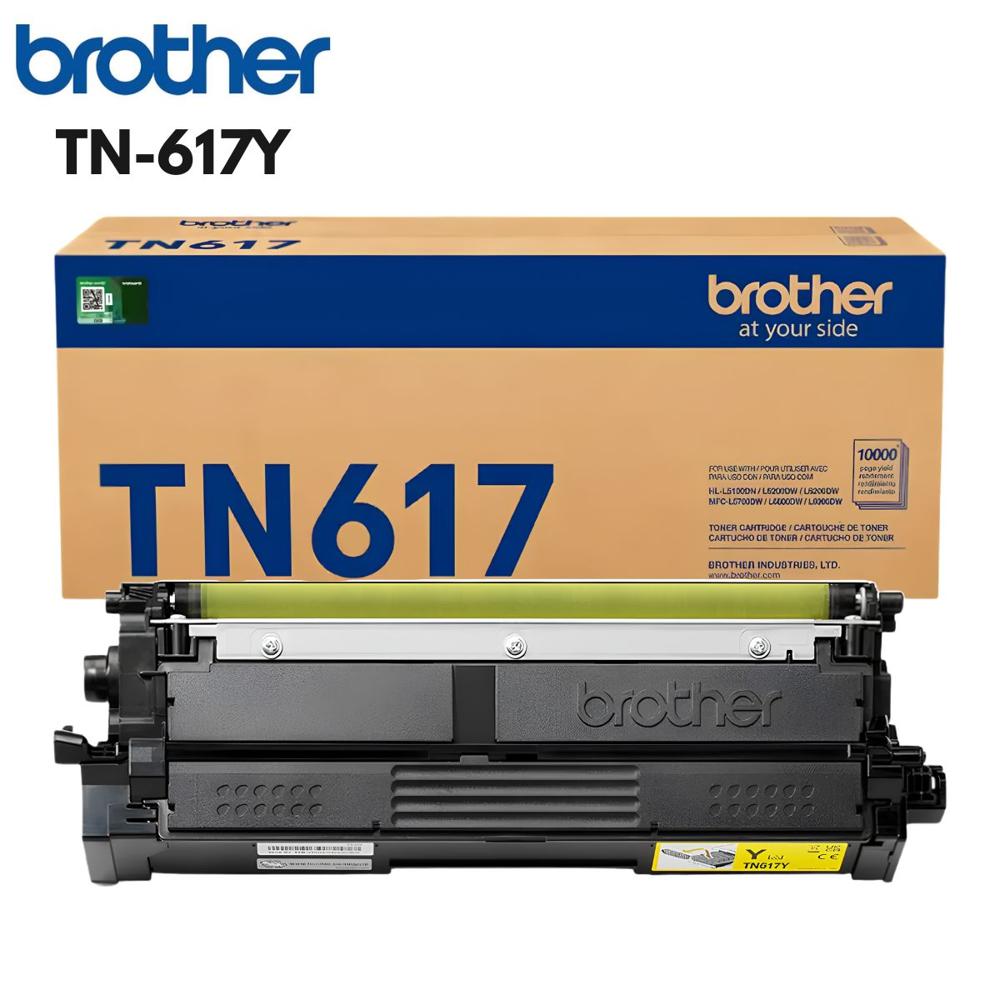Tóner Brother TN-617Y Yellow Ultra Alto Rendimiento 10.000 Páginas para MFC-L8970CDW