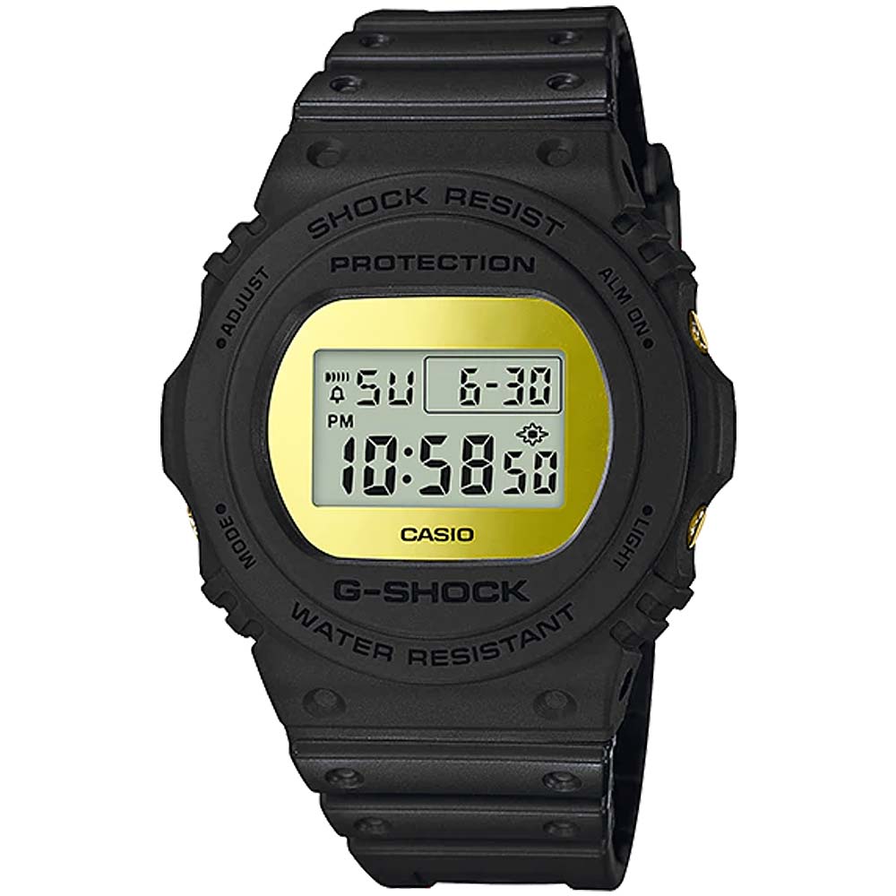 Reloj Casio G-Shock DW5700BBMB-1 Digital Resina Negro Dorado