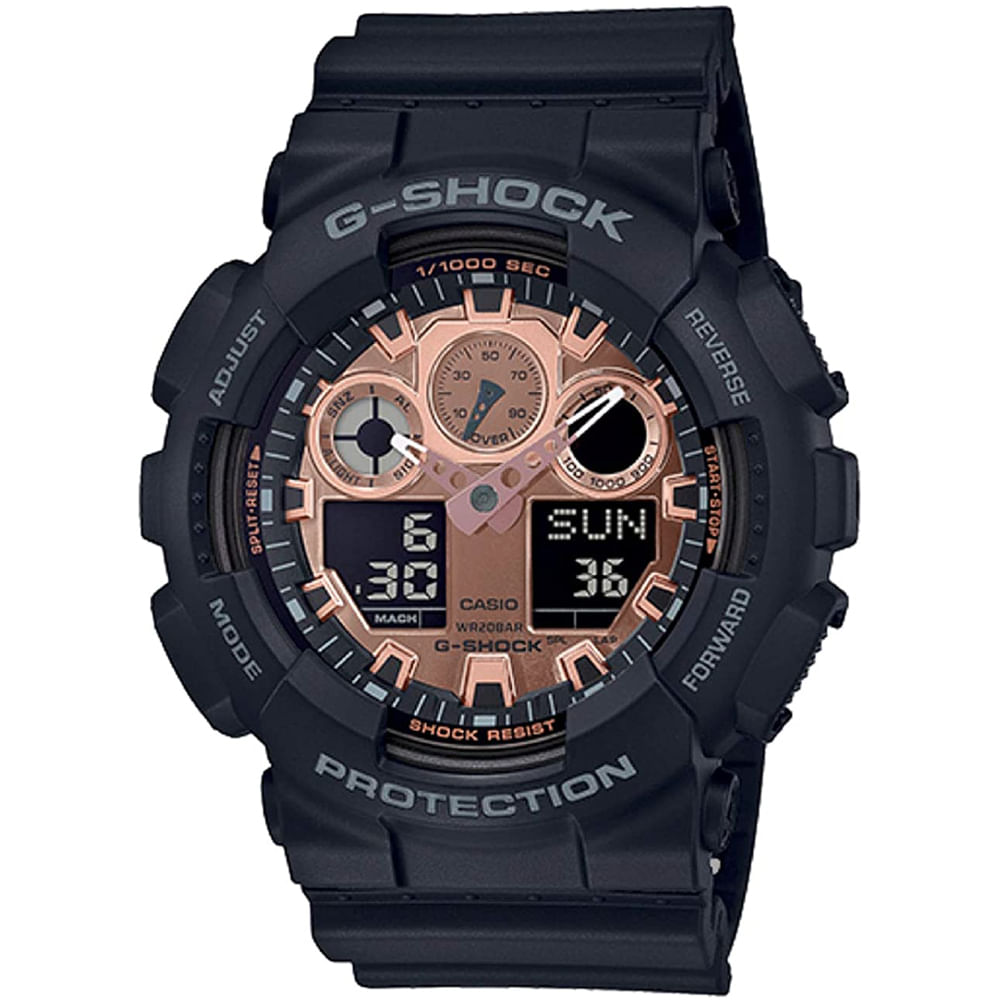 Reloj Casio G-Shock GA100MMC-1A Digital Analogico Resina Negro