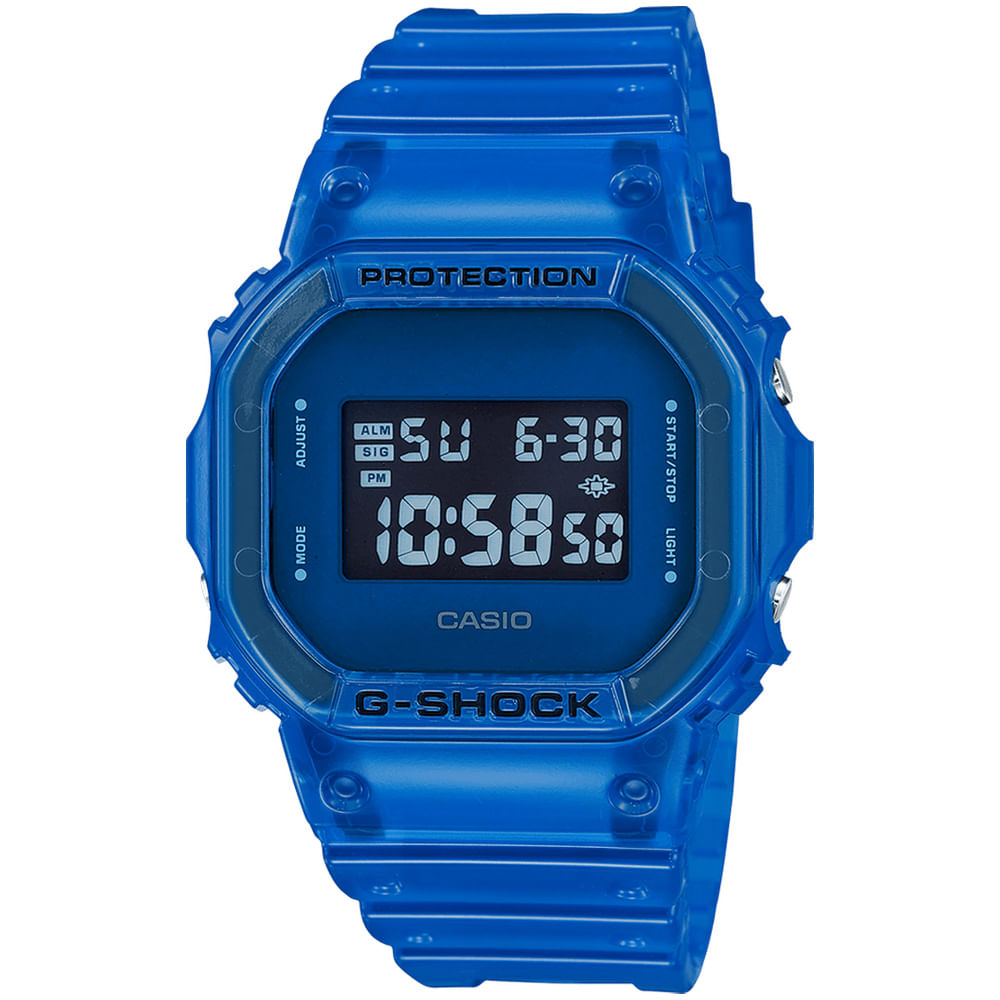 Reloj Casio G-Shock DW5600SB-2 Digital Azul Transparente