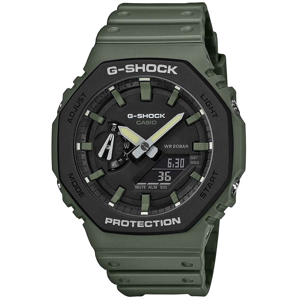 Reloj Casio G-Shock Carbon Core GA2110SU-3A Digital Analogico Resina Verde