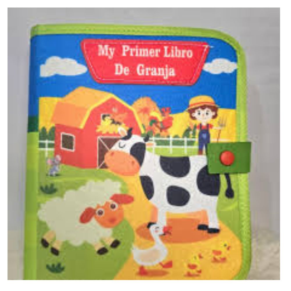 LIBRO SESORIAL DE TELA INFANTIL - PAOLITA