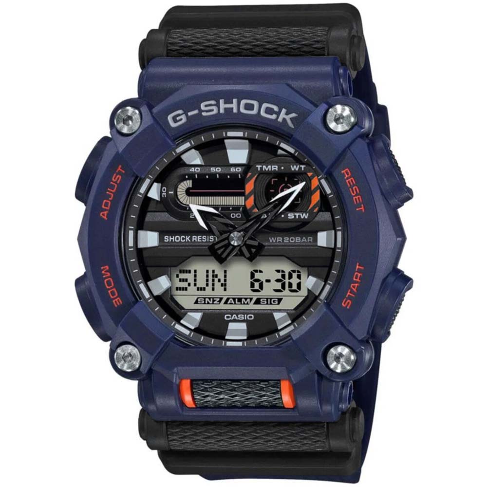 Reloj Casio G-Shock GA900-2A Digital Analogico Resina Azul Negro